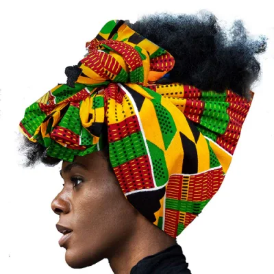 Frauen Kopf wickeln Zubehör afrikanischen Druck Kente Bandana afrikanischen Frauen Stirnband